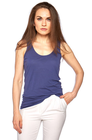 Tuesday Layering Tank Top Blue Depths